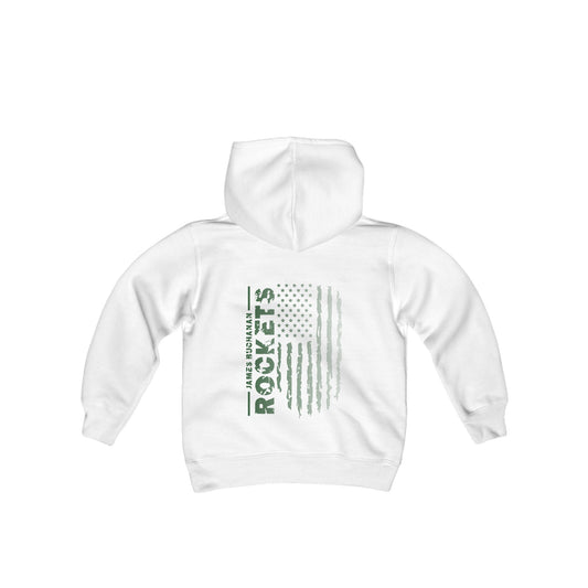 JB Flag Youth Heavy Blend Hooded Sweatshirt