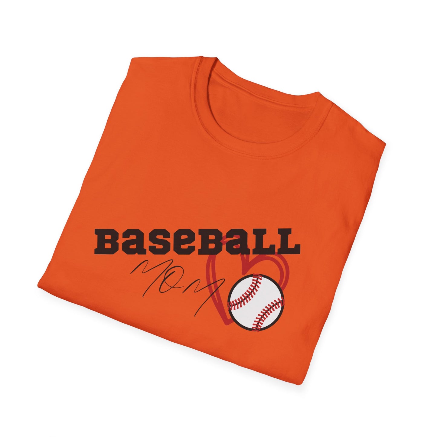 Baseball Mom Unisex Softstyle T-Shirt