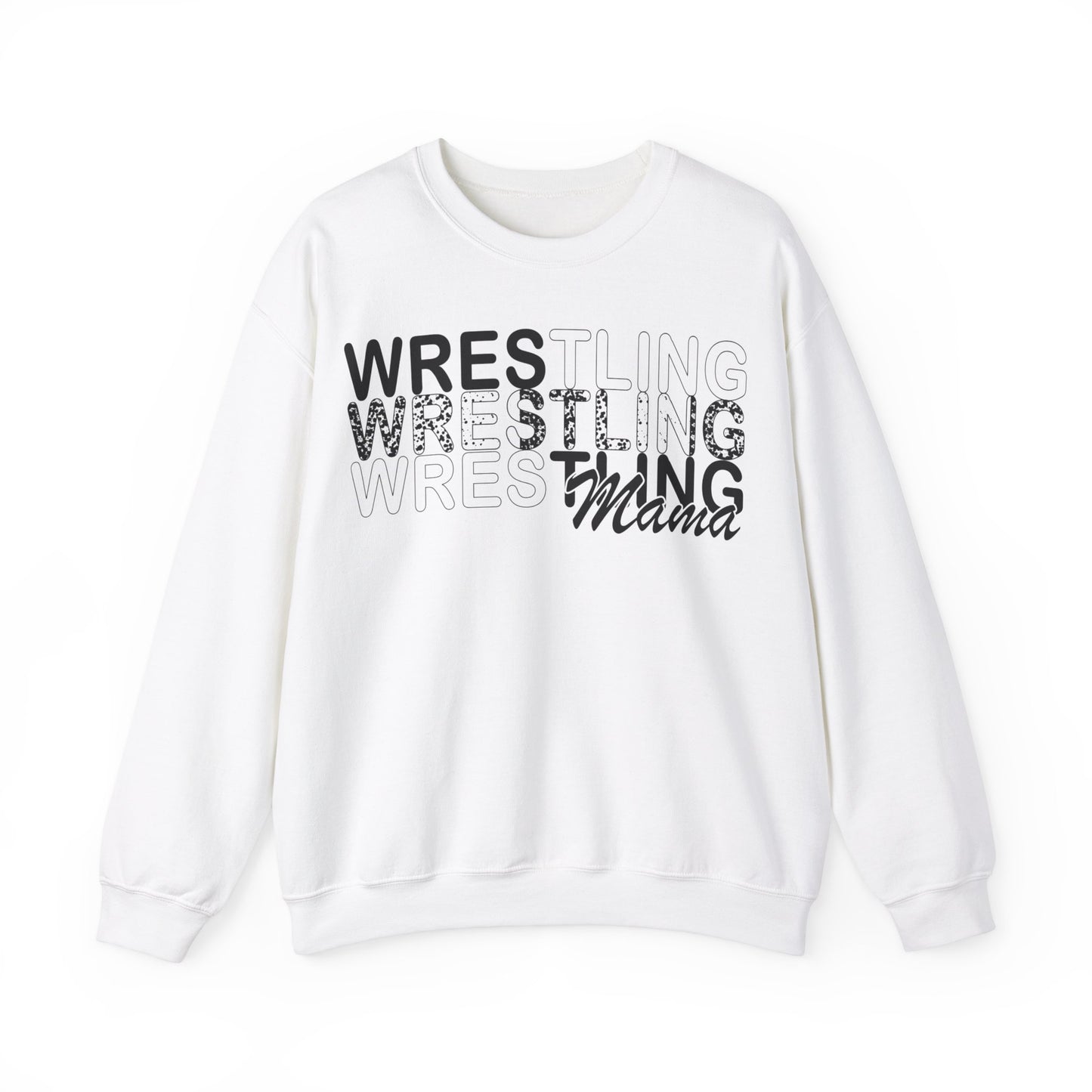 Wrestling Mama Unisex Heavy Blend™ Crewneck Sweatshirt