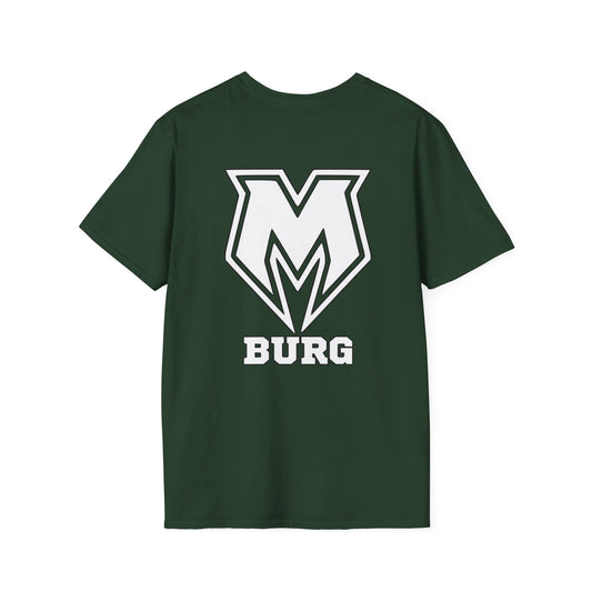 M Burg baseball Unisex Softstyle T-Shirt