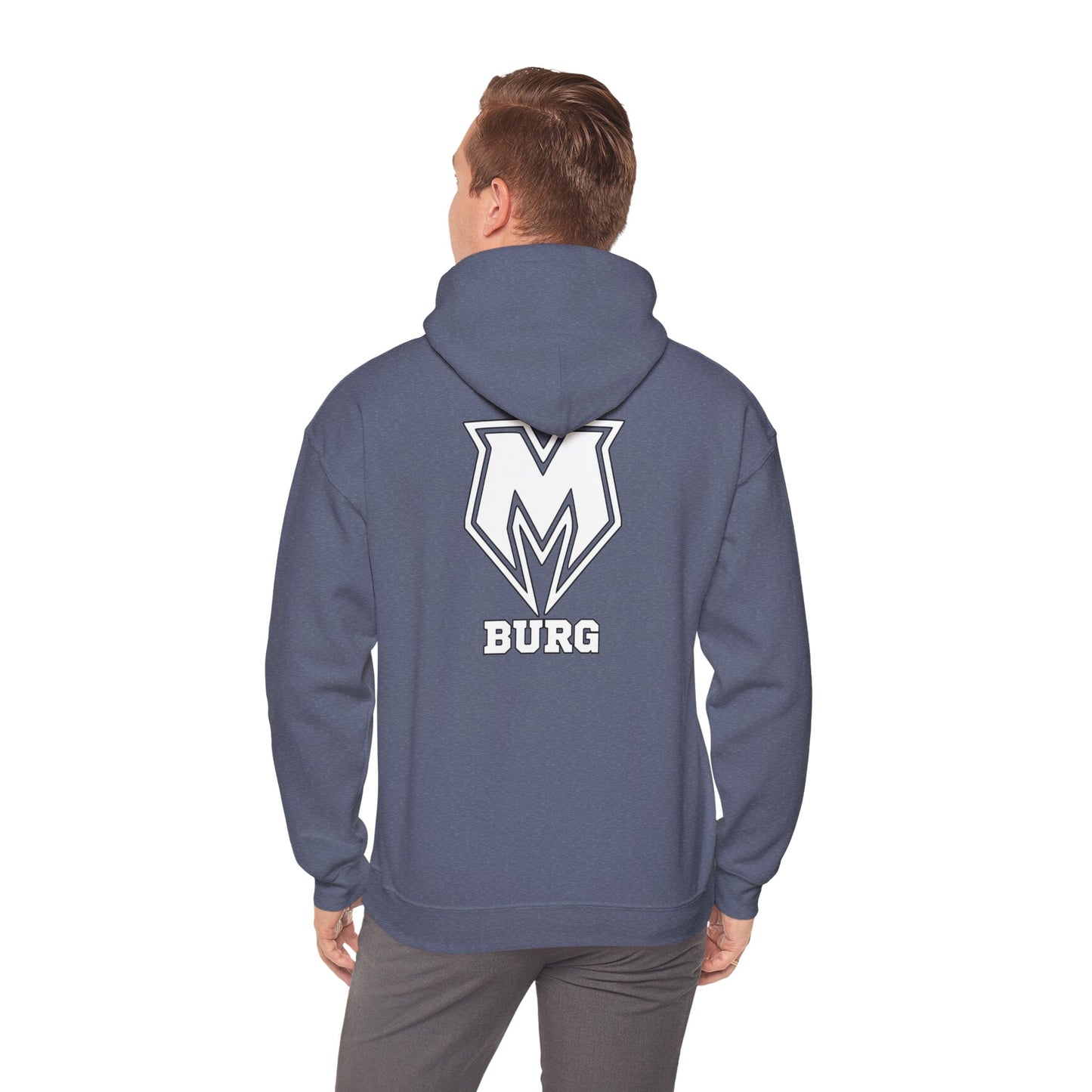 M Burg  Unisex Heavy Blend™ Hooded Sweatshirt