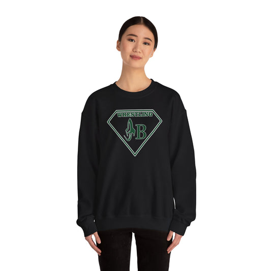 JB Wrestling Unisex Crewneck Sweatshirt - Comfortable Heavy Blend, Perfect for Fans and Athletes