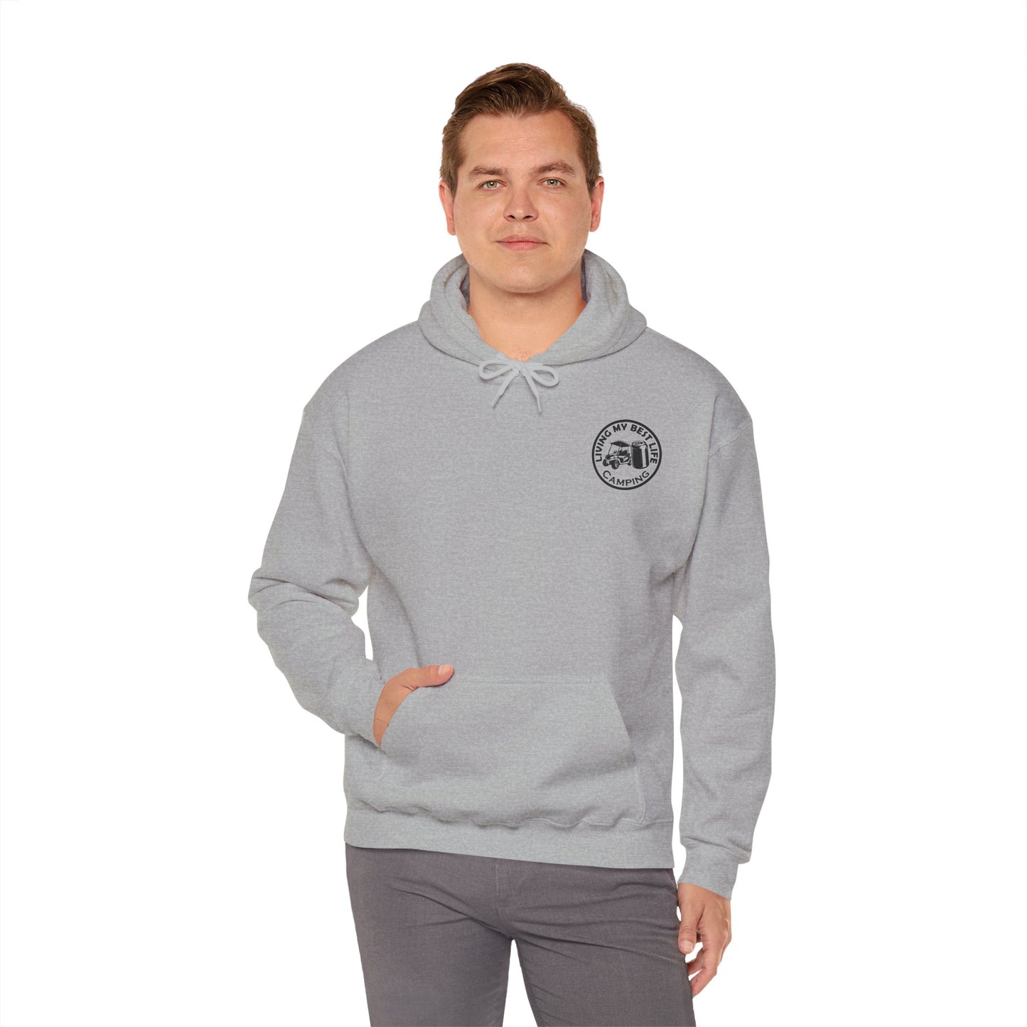 CAMPING GOLF CART Unisex Heavy Blend™ Hooded Sweatshirt