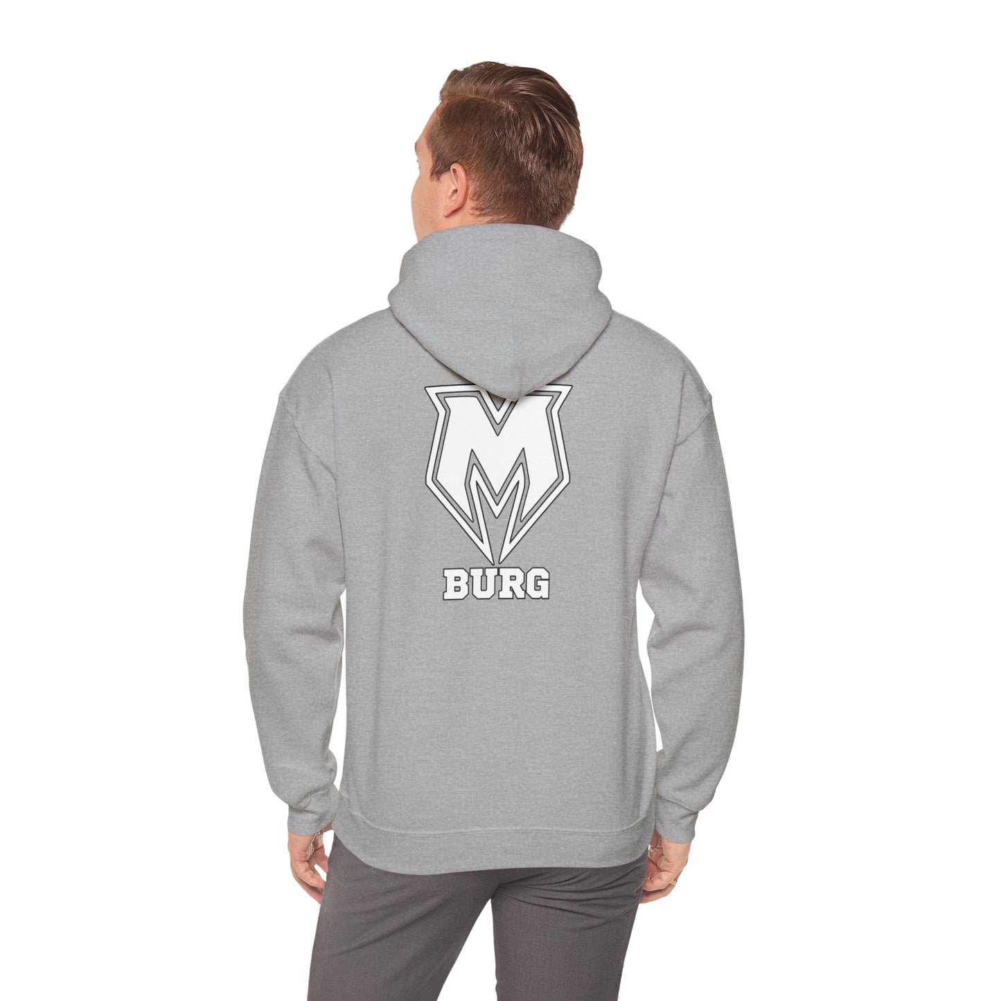 M Burg  Unisex Heavy Blend™ Hooded Sweatshirt