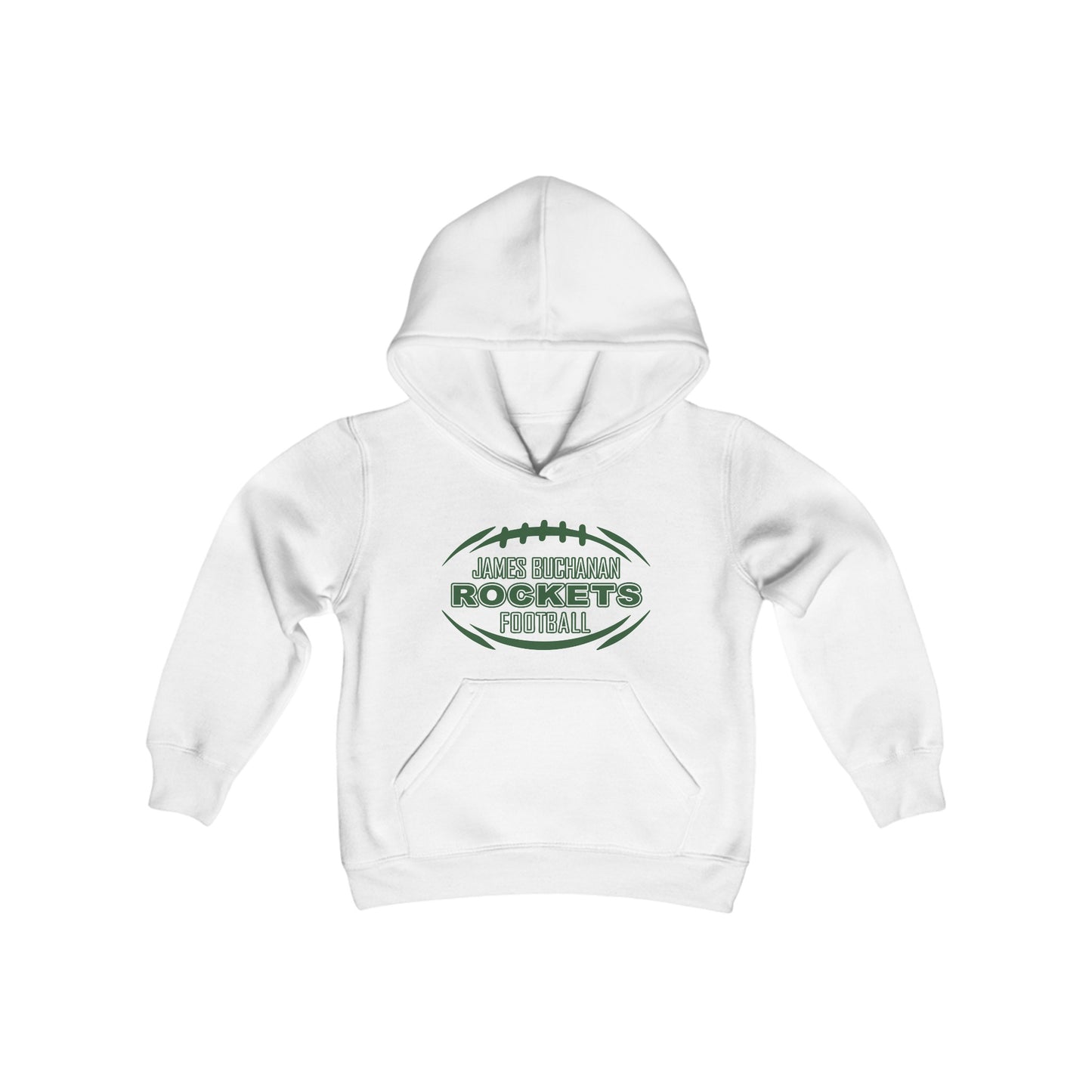 JB Football Youth Heavy Blend Hooded Sweatshirt