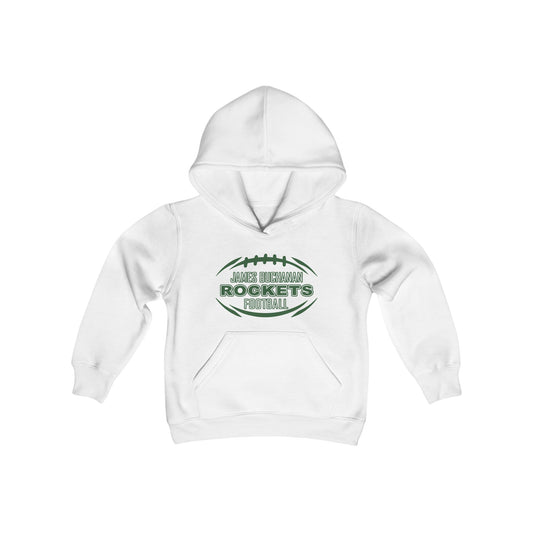 JB Football Youth Heavy Blend Hooded Sweatshirt