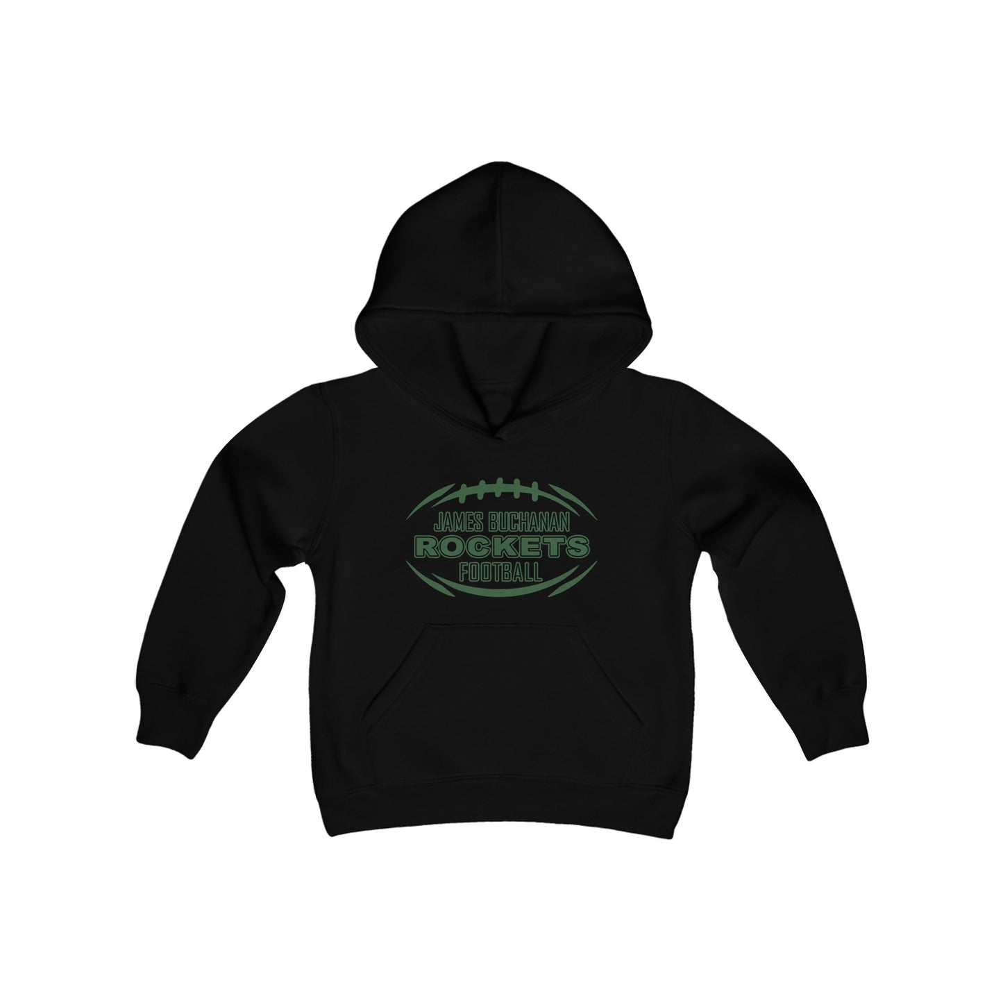 JB Football Youth Heavy Blend Hooded Sweatshirt