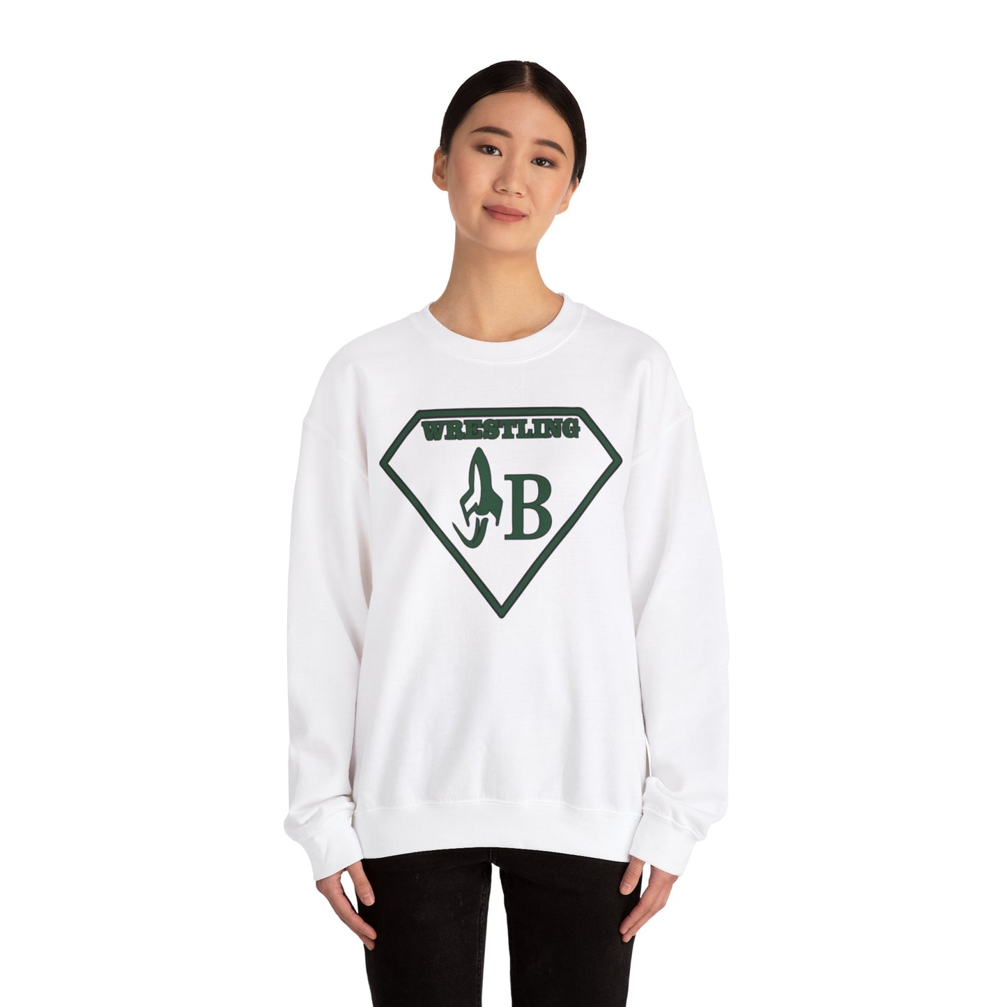 JB Wrestling Unisex Crewneck Sweatshirt - Comfortable Heavy Blend, Perfect for Fans and Athletes