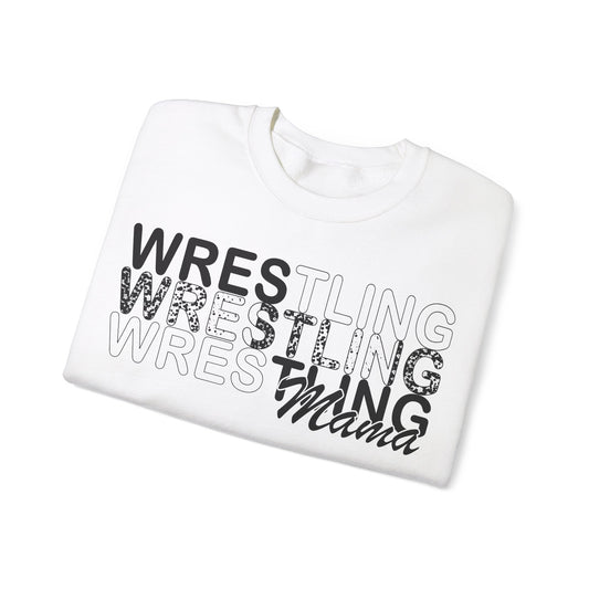 Wrestling Mama Unisex Heavy Blend™ Crewneck Sweatshirt