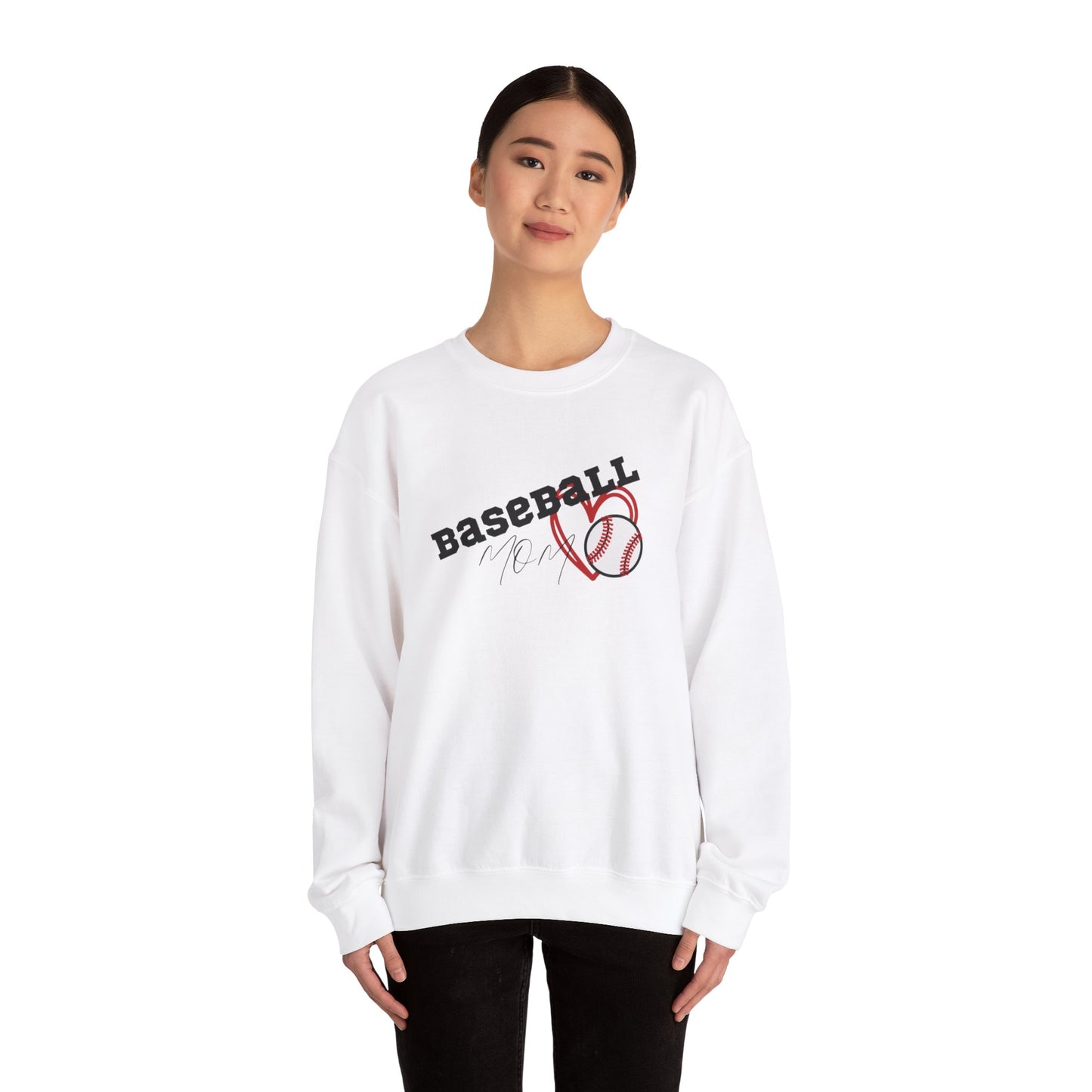 BaseBall MOM Unisex Heavy Blend™ Crewneck Sweatshirt