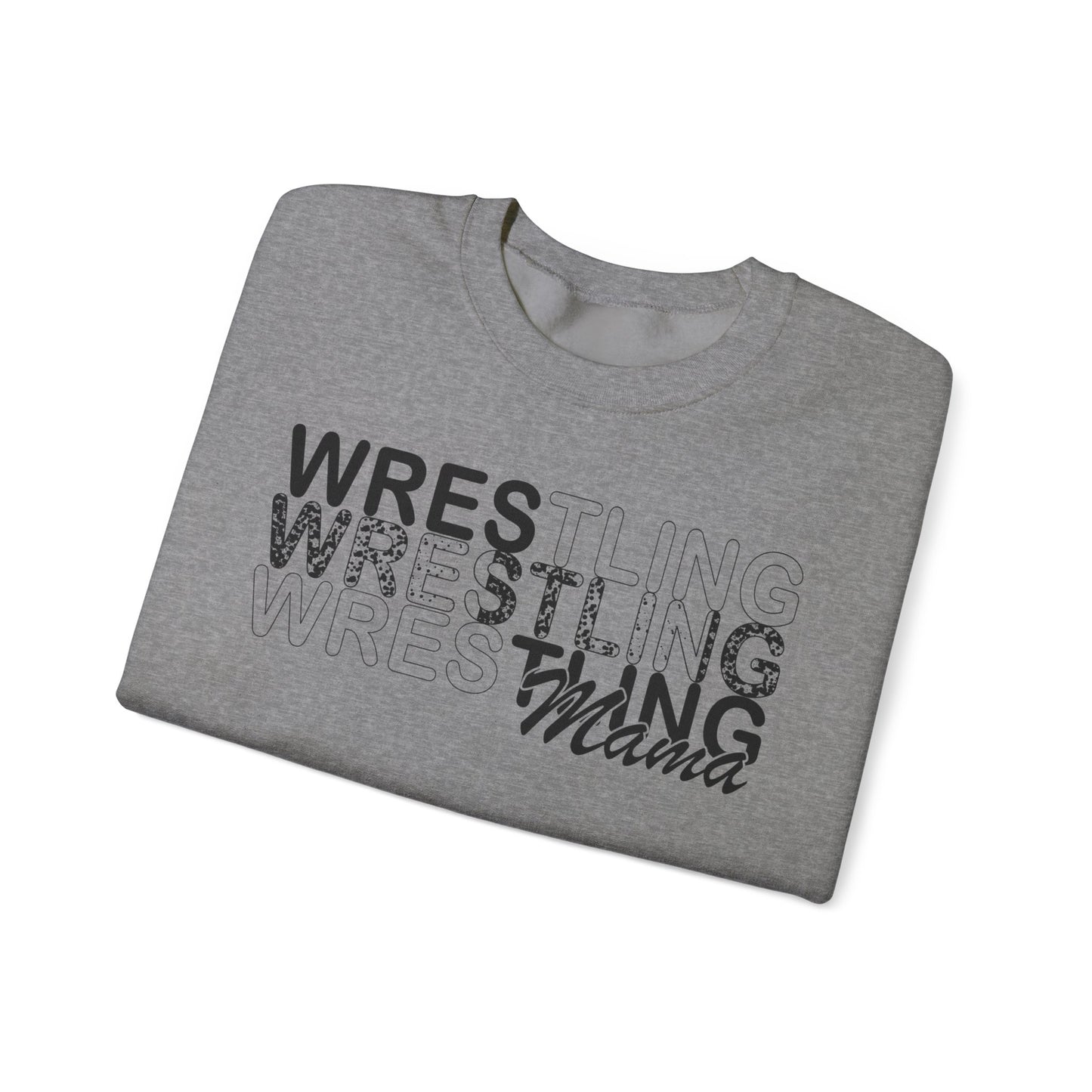 Wrestling Mama Unisex Heavy Blend™ Crewneck Sweatshirt