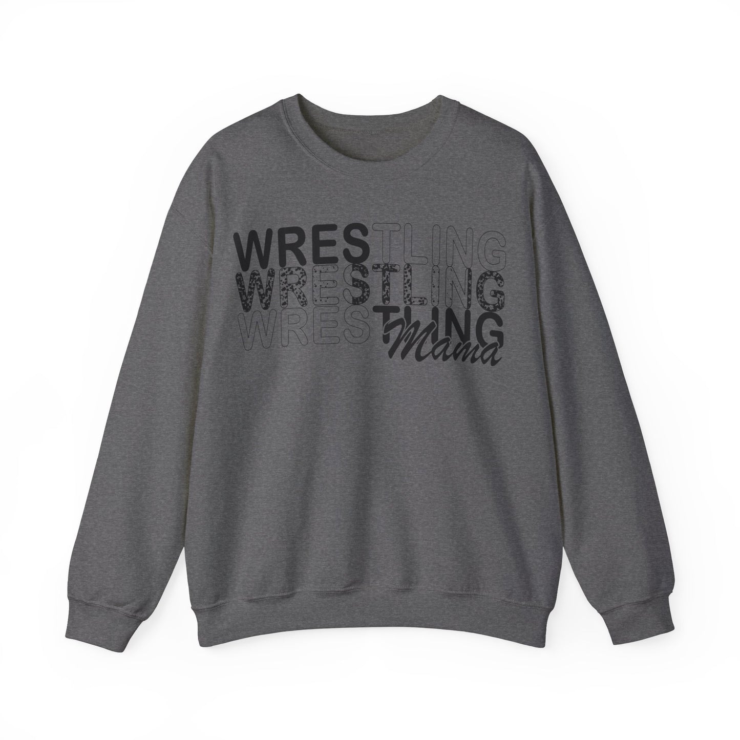 Wrestling Mama Unisex Heavy Blend™ Crewneck Sweatshirt