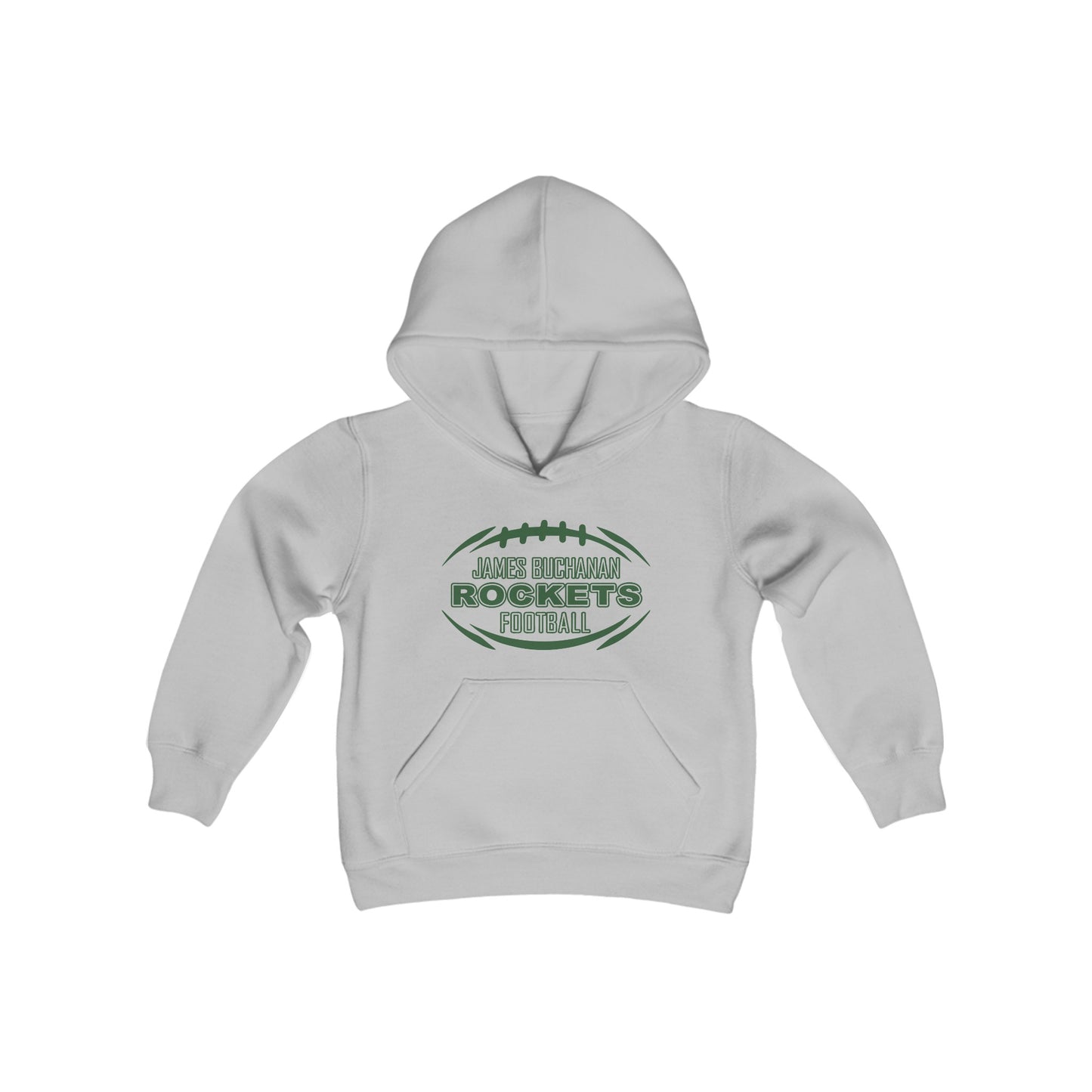 JB Football Youth Heavy Blend Hooded Sweatshirt