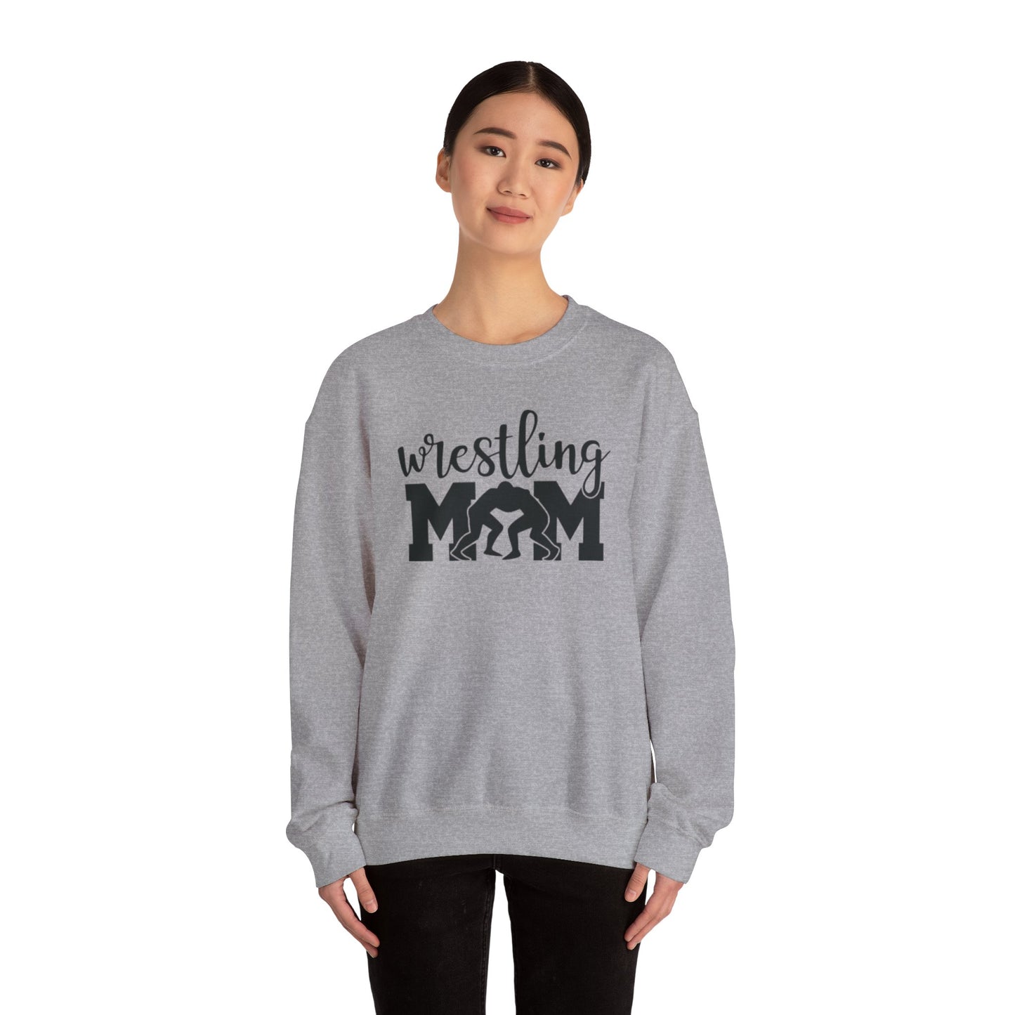 Wrestling Mom Era Unisex Heavy Blend™ Crewneck Sweatshirt