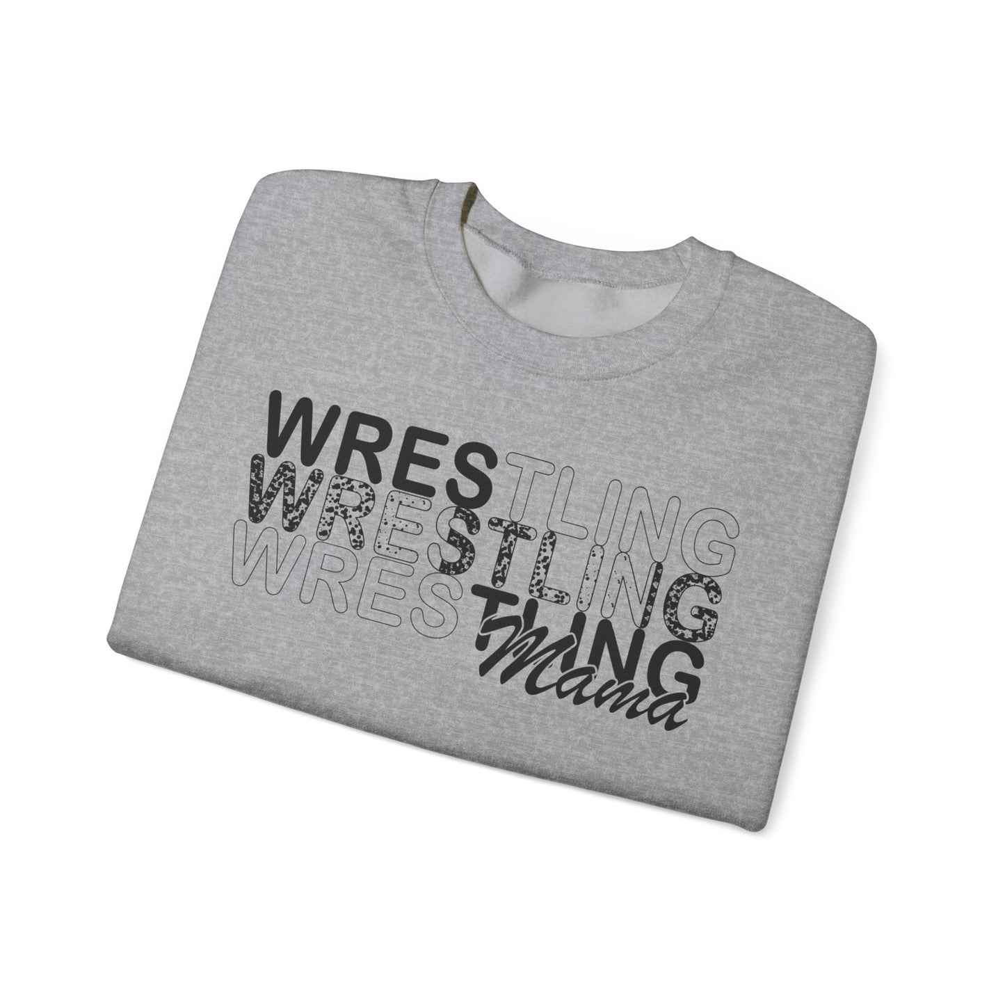 Wrestling Mama Unisex Heavy Blend™ Crewneck Sweatshirt