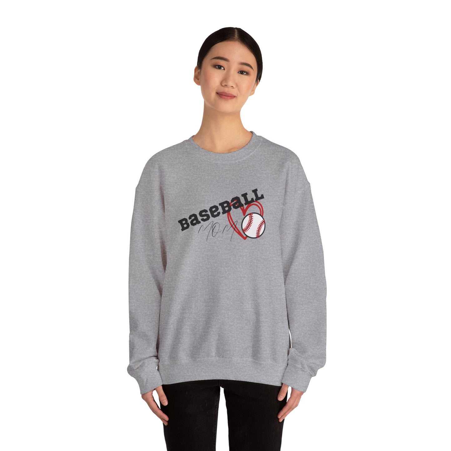 BaseBall MOM Unisex Heavy Blend™ Crewneck Sweatshirt