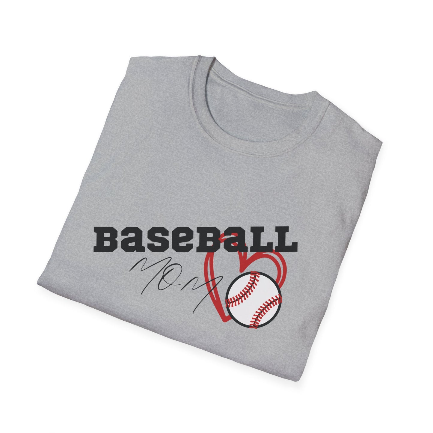 Baseball Mom Unisex Softstyle T-Shirt