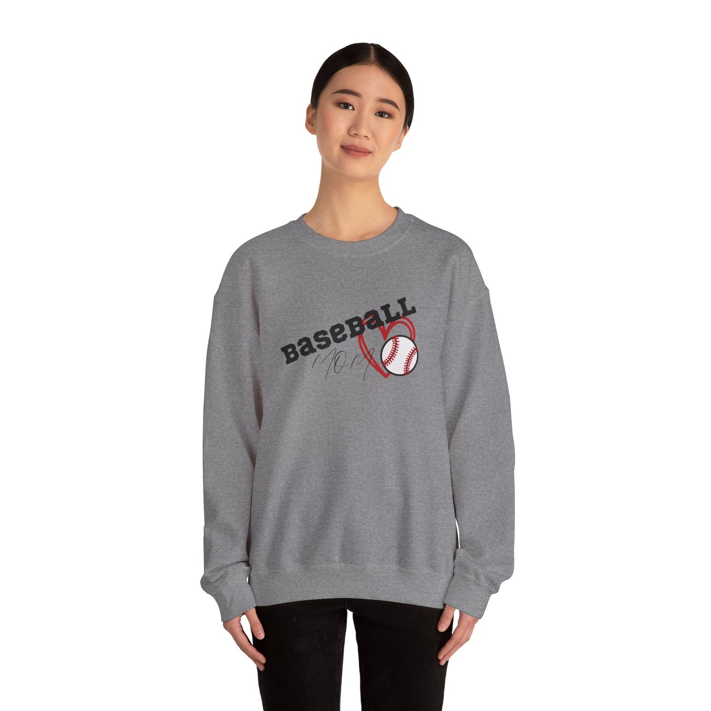 BaseBall MOM Unisex Heavy Blend™ Crewneck Sweatshirt