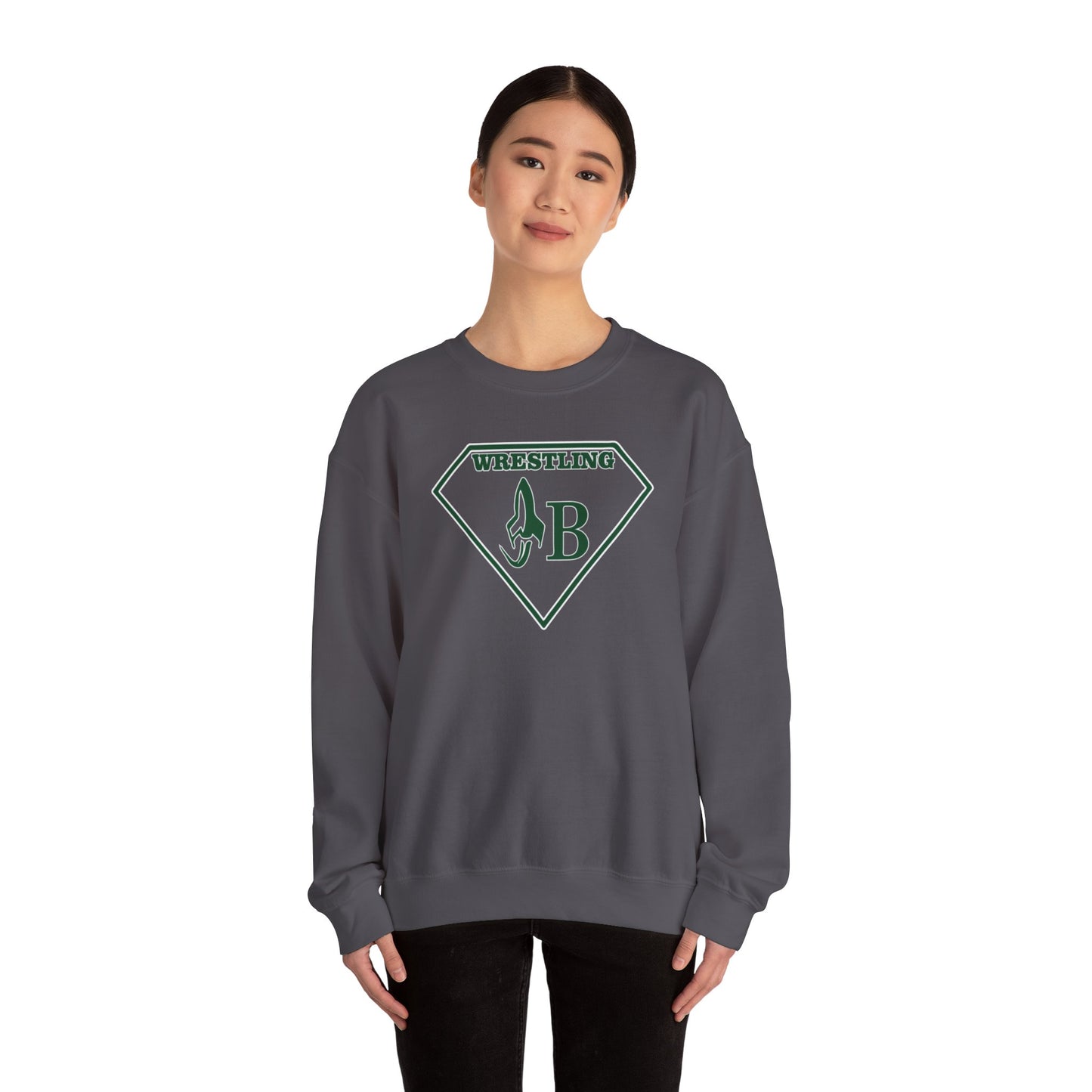 JB Wrestling Unisex Crewneck Sweatshirt - Comfortable Heavy Blend, Perfect for Fans and Athletes