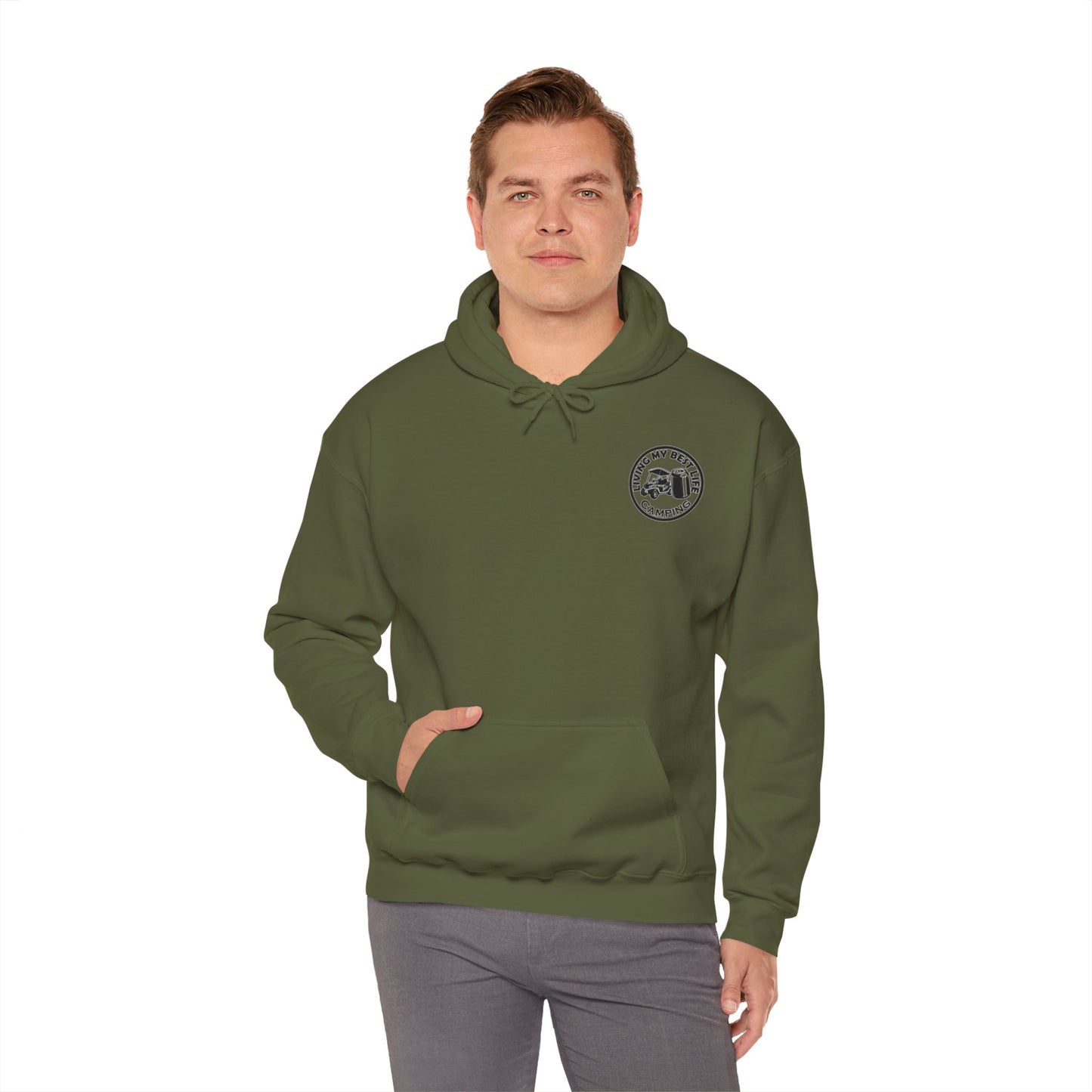 CAMPING GOLF CART Unisex Heavy Blend™ Hooded Sweatshirt