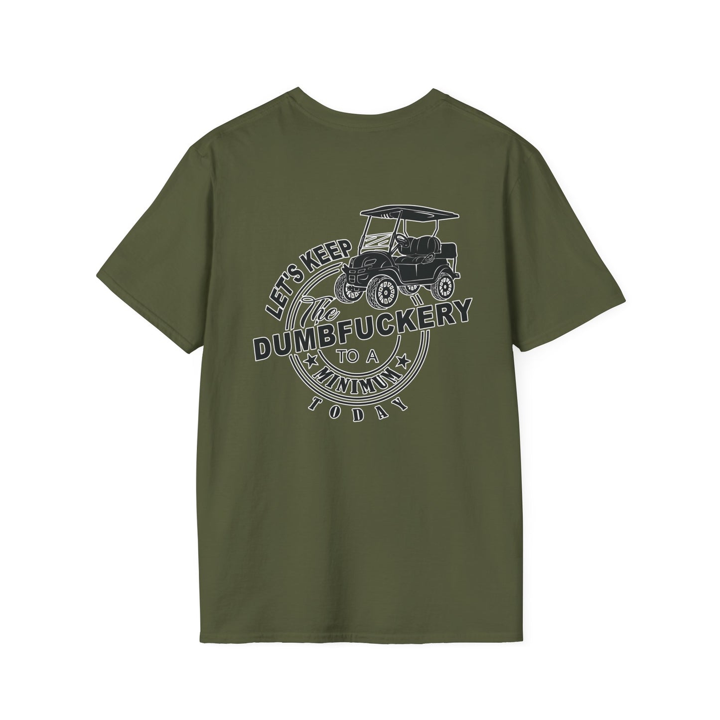 CAMPING GOLF CART Unisex Softstyle T-Shirt