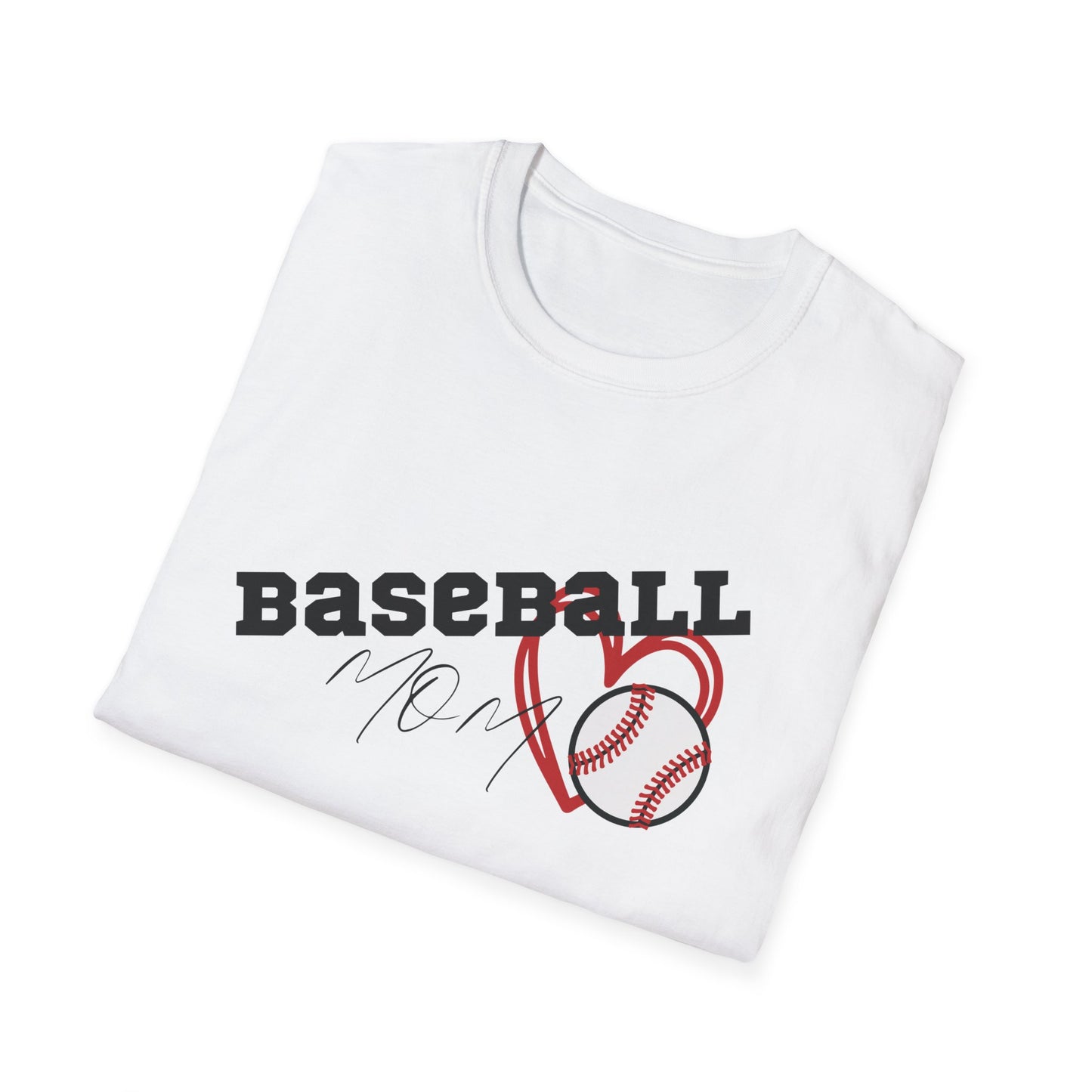 Baseball Mom Unisex Softstyle T-Shirt