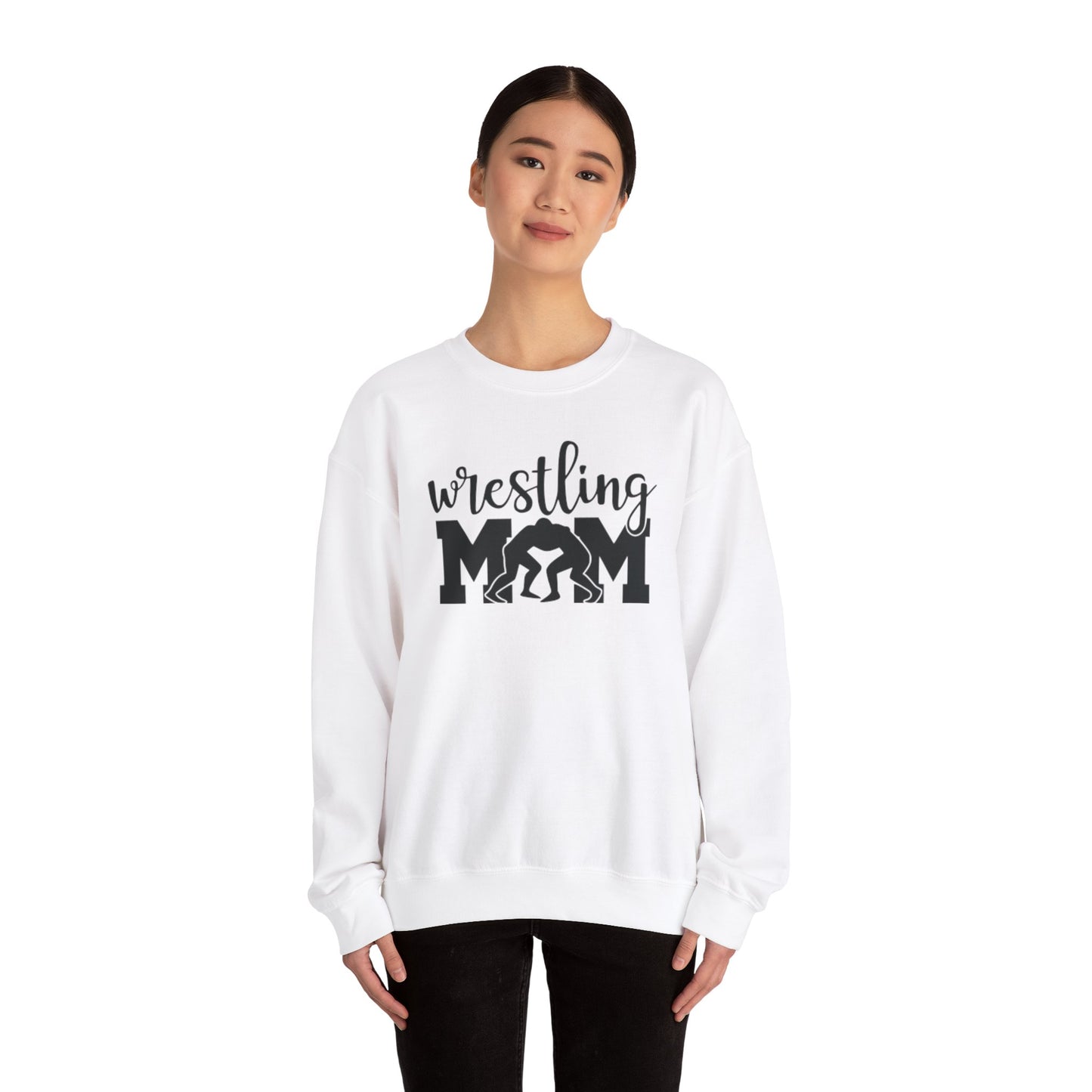 Wrestling Mom Era Unisex Heavy Blend™ Crewneck Sweatshirt