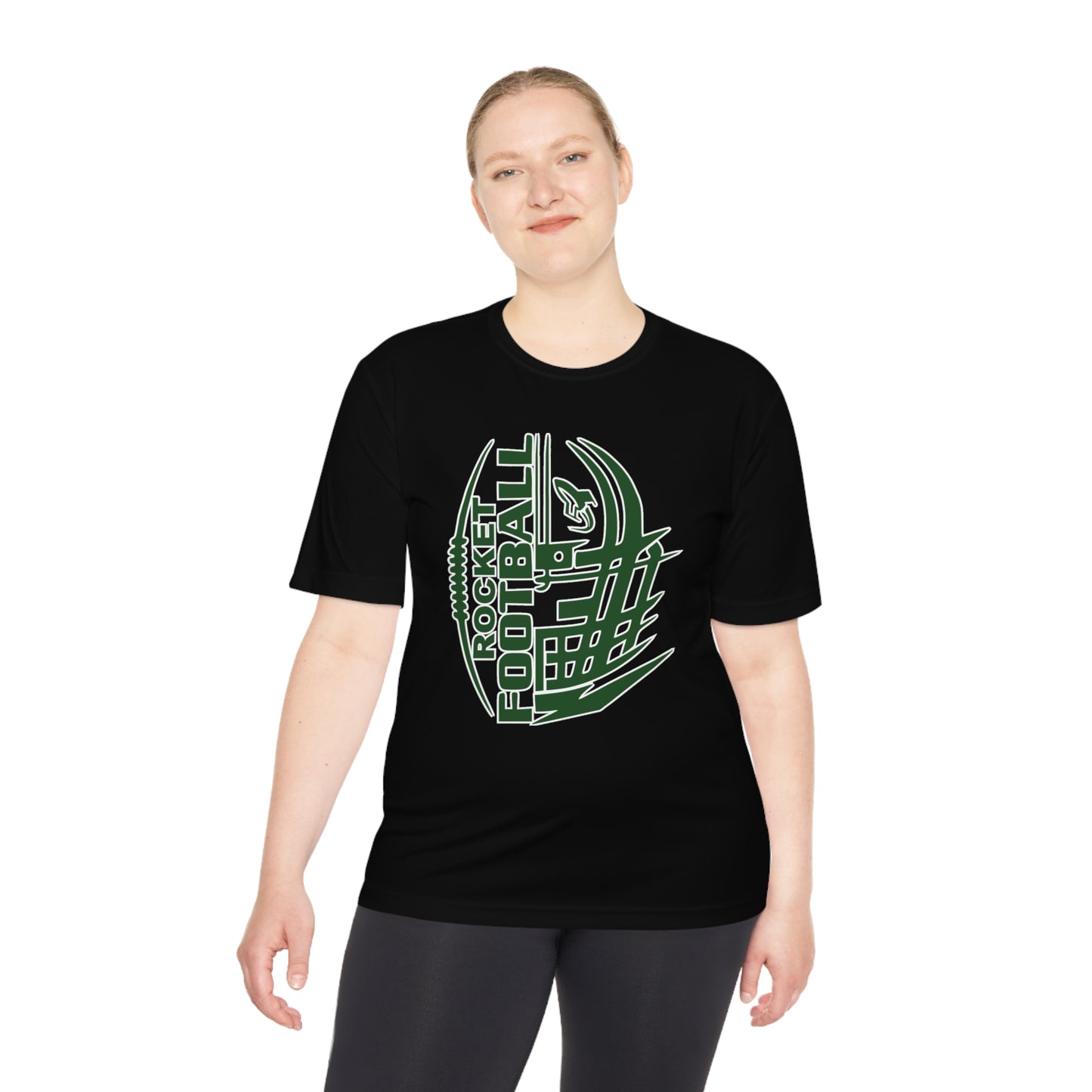 ROCKET FOOTBALL FACEMASK Unisex Moisture Wicking Tee