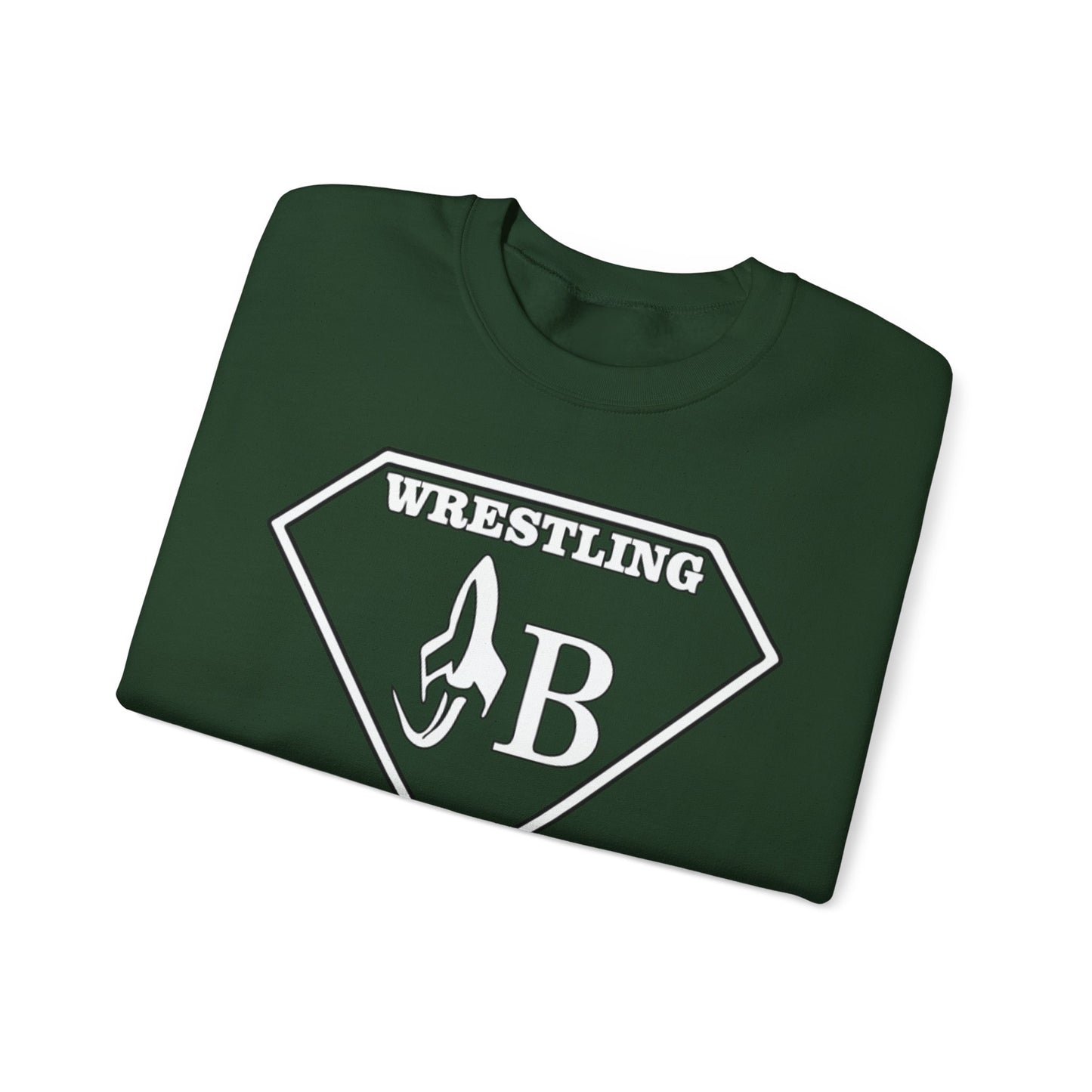 JB Wrestling Unisex Crewneck Sweatshirt - Comfortable Heavy Blend, Perfect for Fans and Athletes