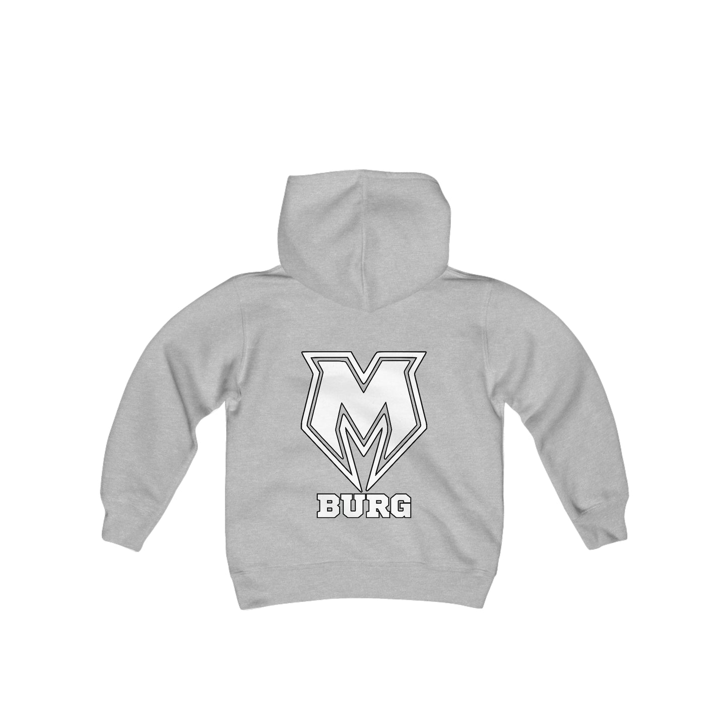 M Burg Youth Heavy Blend Hooded Sweatshirt