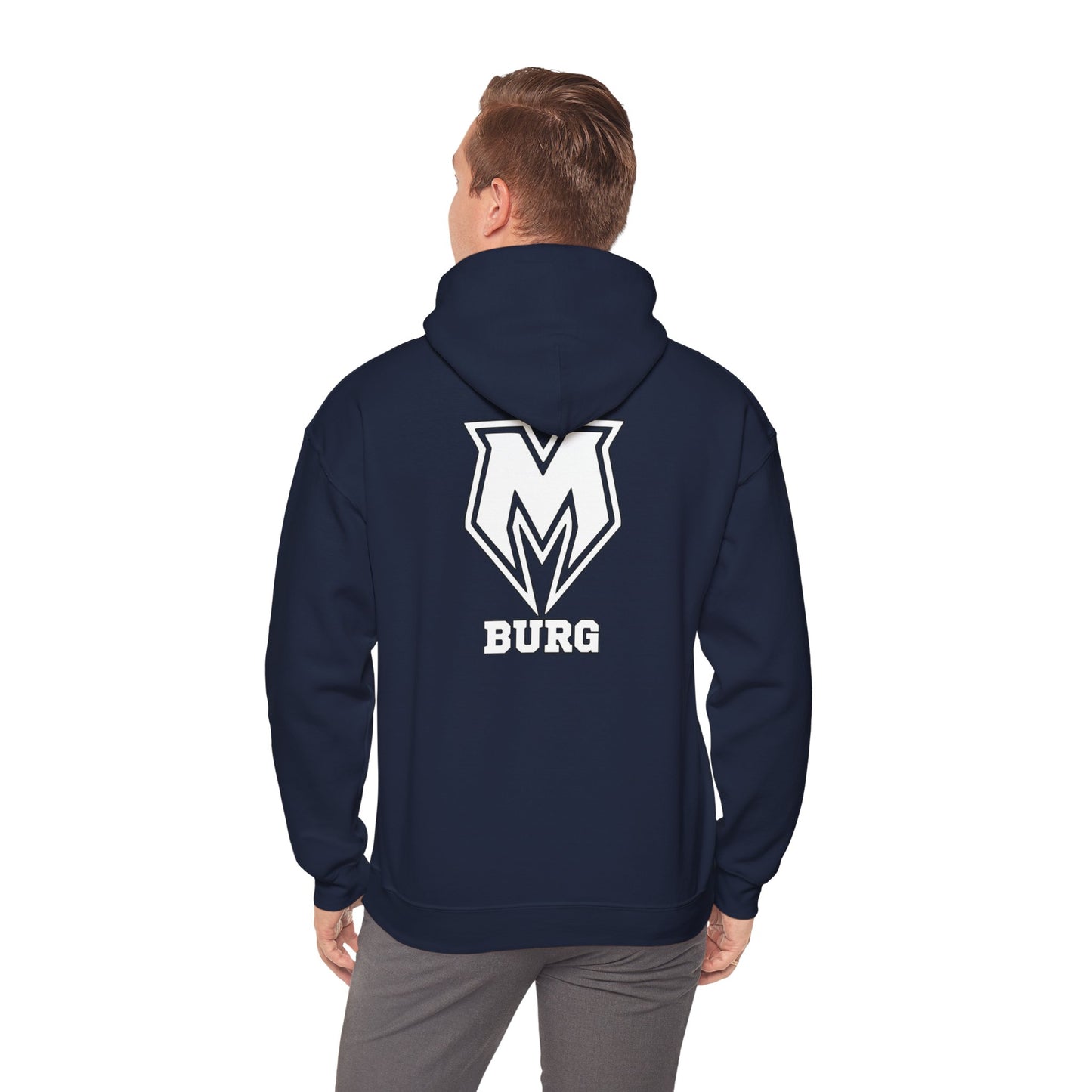 M Burg  Unisex Heavy Blend™ Hooded Sweatshirt