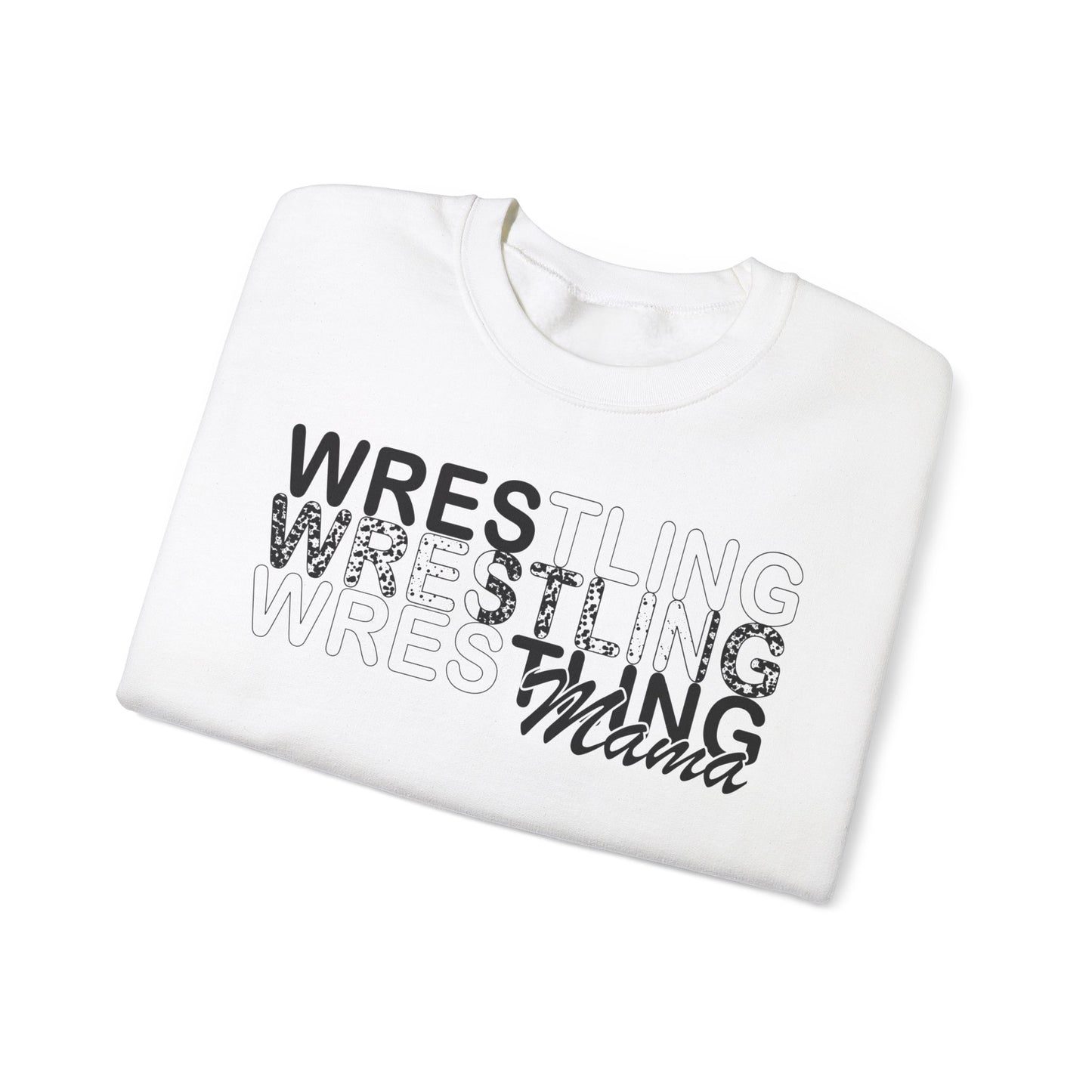 Wrestling Mama Unisex Heavy Blend™ Crewneck Sweatshirt