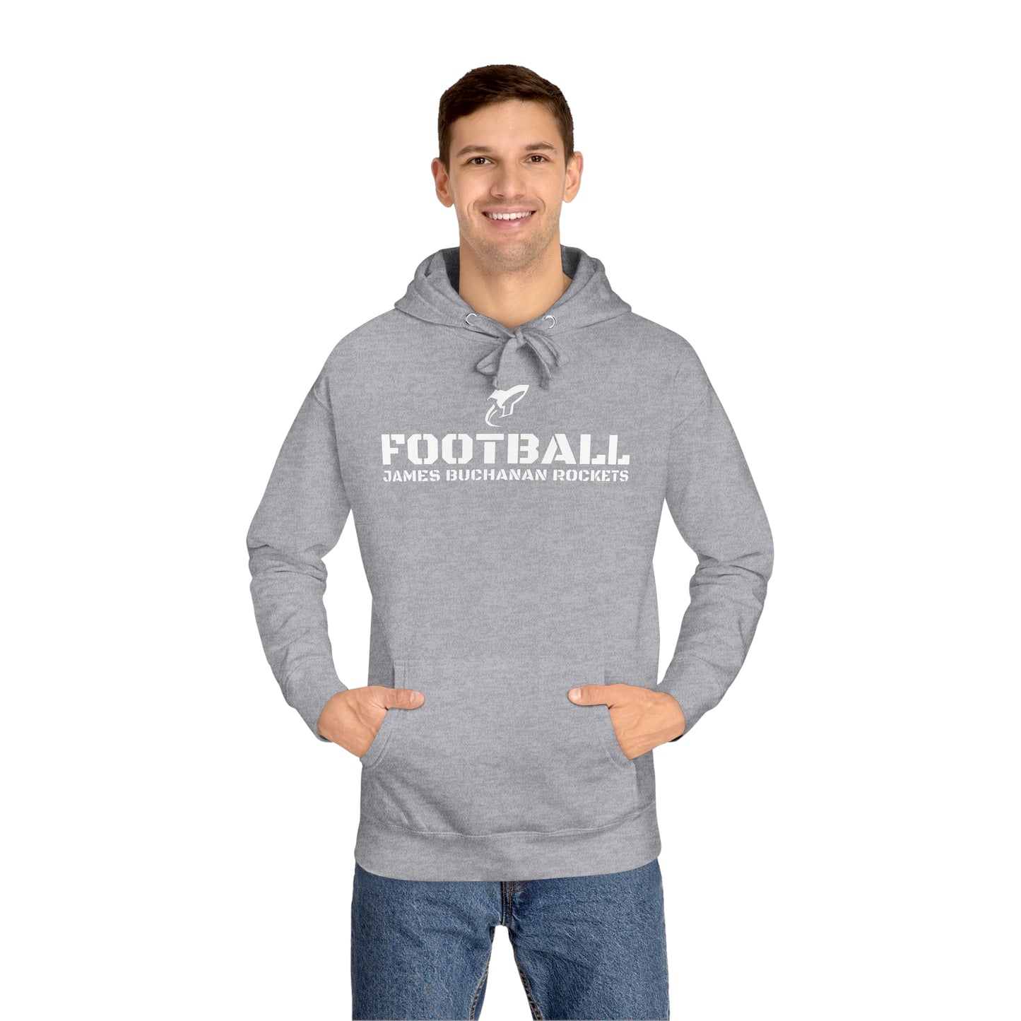 JB FOOTBALL FLAG Unisex Fleece Hoodie