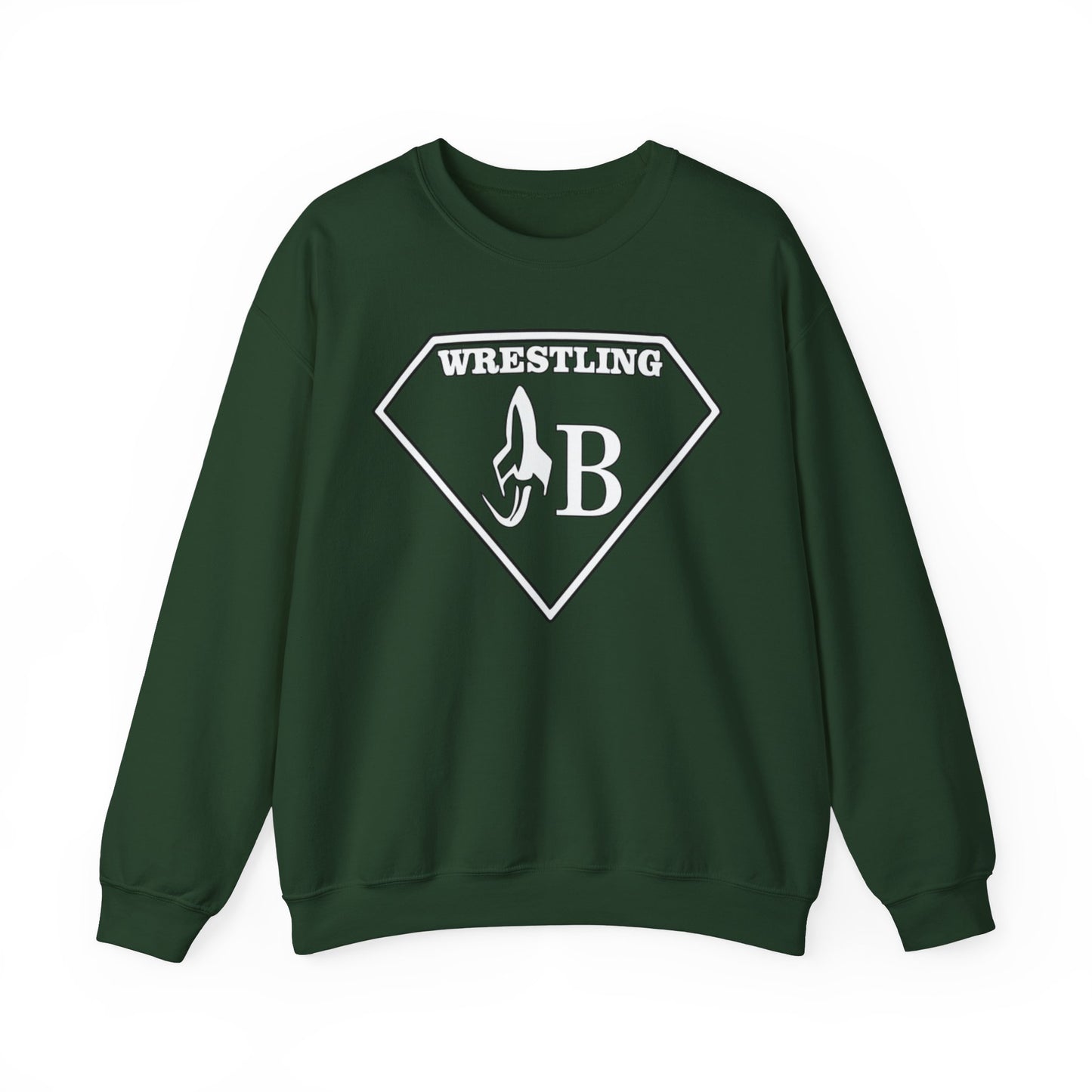 JB Wrestling Unisex Crewneck Sweatshirt - Comfortable Heavy Blend, Perfect for Fans and Athletes