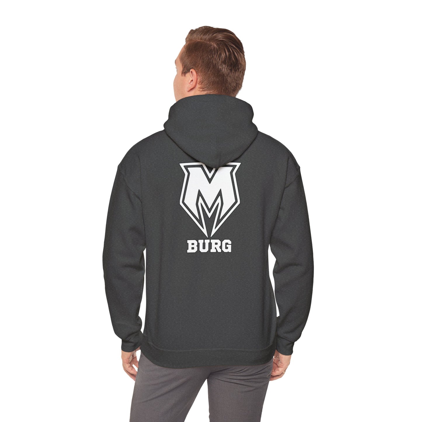 M Burg  Unisex Heavy Blend™ Hooded Sweatshirt