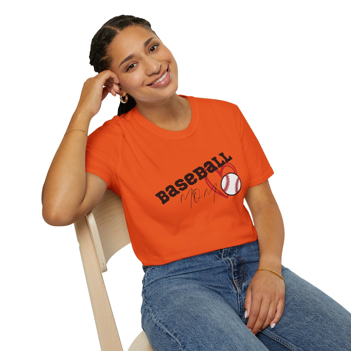 Baseball Mom Unisex Softstyle T-Shirt