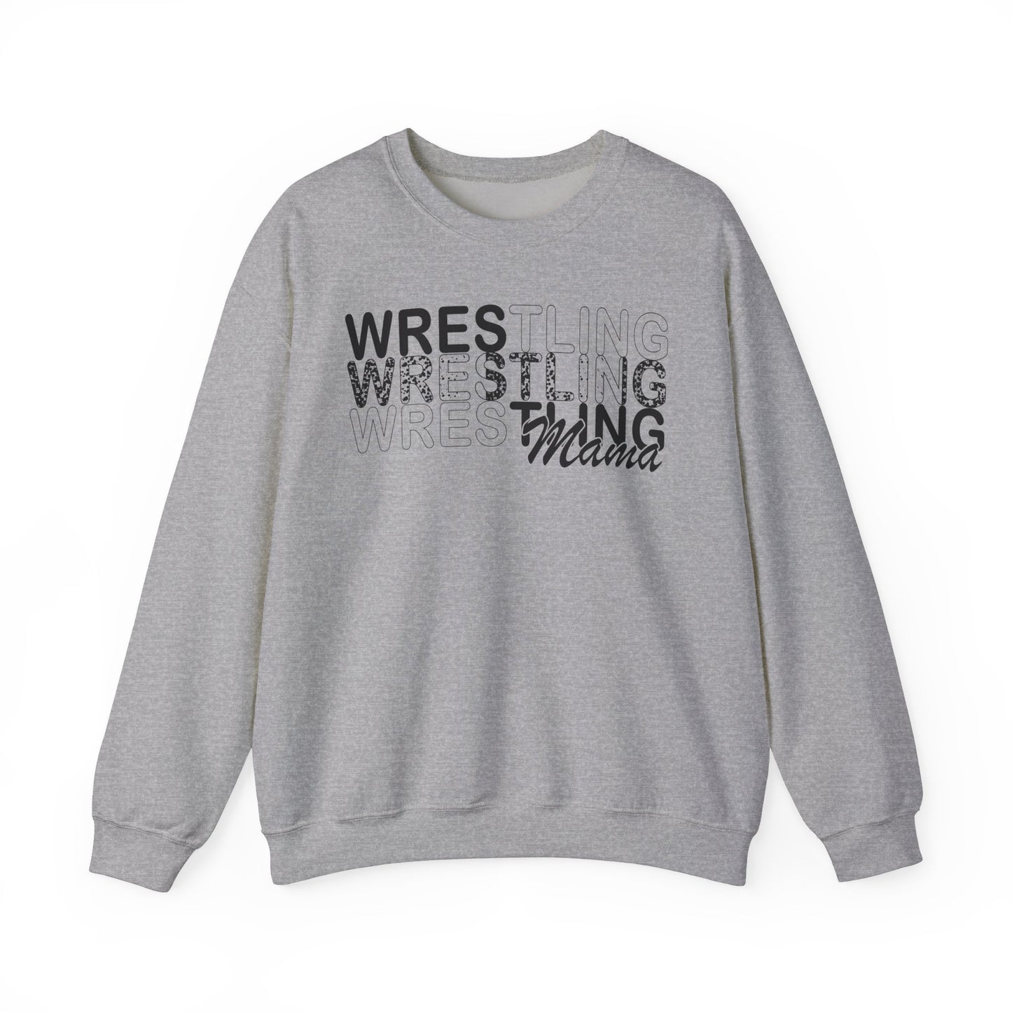 Wrestling Mama Unisex Heavy Blend™ Crewneck Sweatshirt