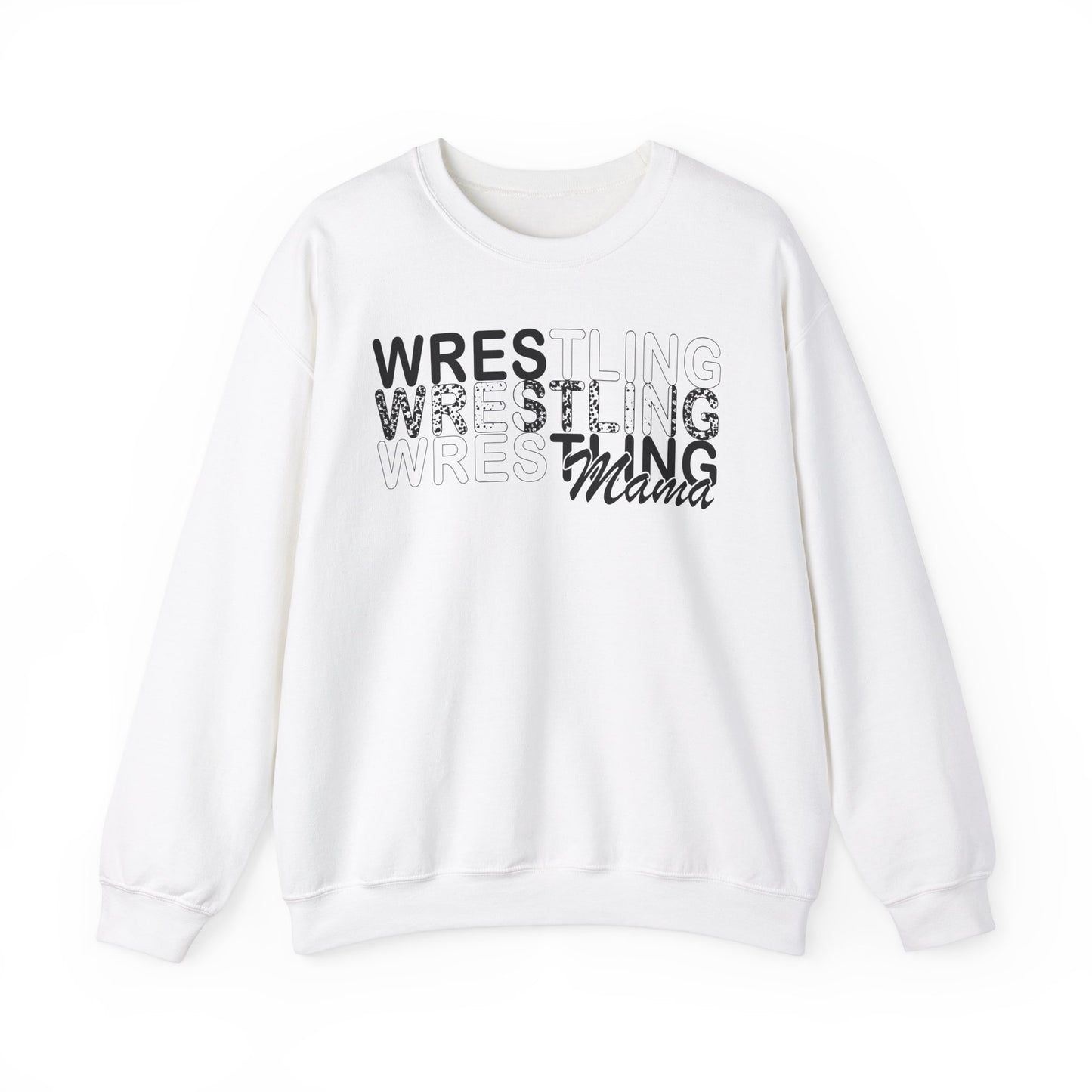 Wrestling Mama Unisex Heavy Blend™ Crewneck Sweatshirt