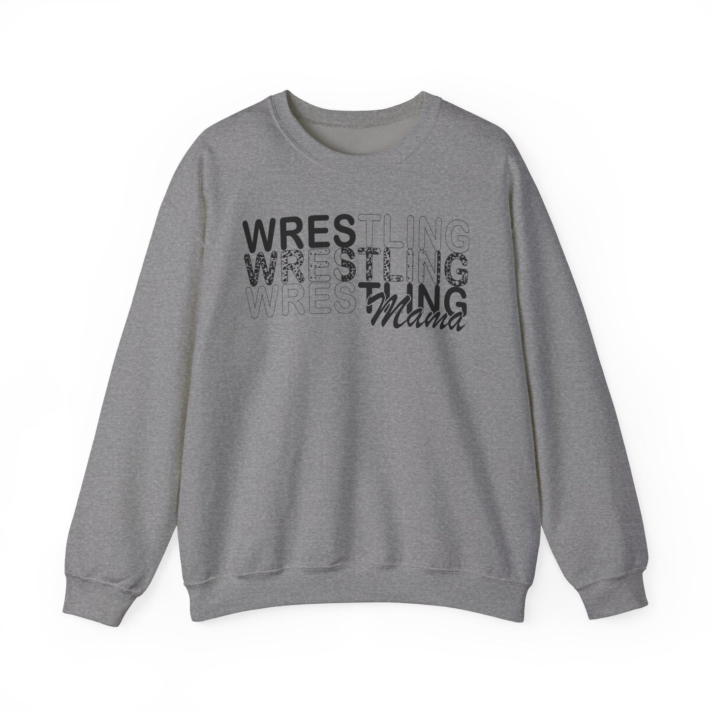 Wrestling Mama Unisex Heavy Blend™ Crewneck Sweatshirt