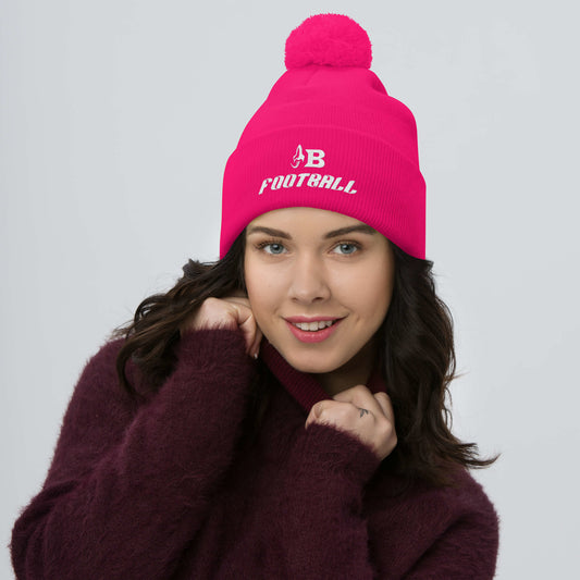 JB Football Pom-Pom Beanie