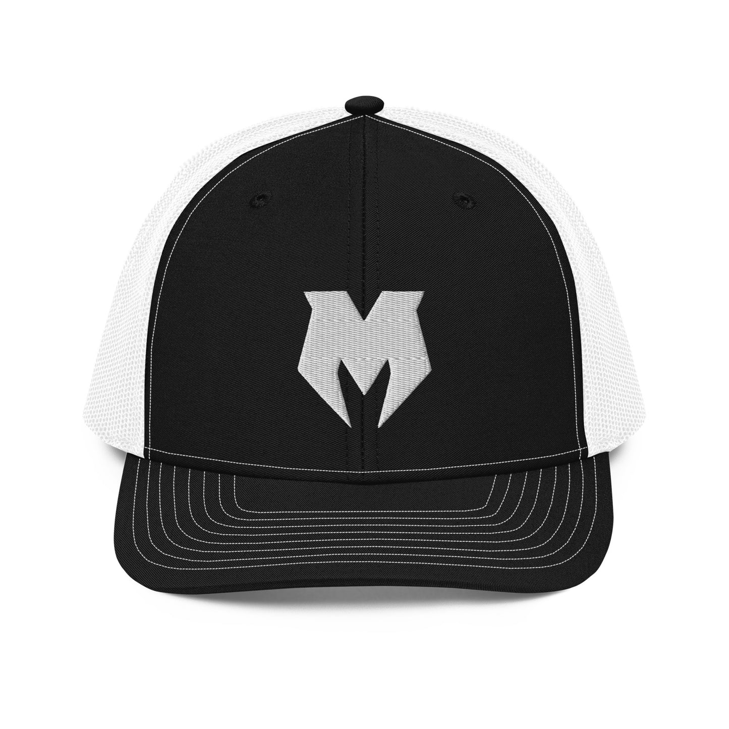 M Burg Wht M Trucker Cap Snapback